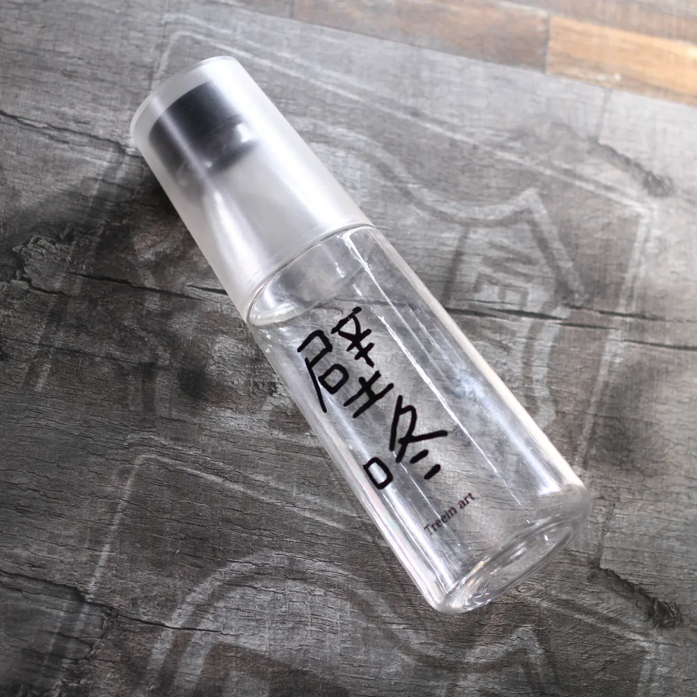 Transparent Plastic Water Bottle with Cup