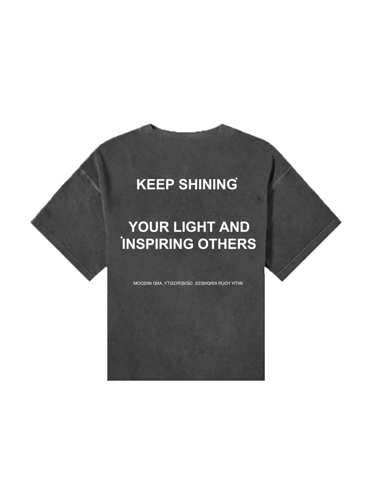 UNREAL keep shining tee Stone Washed