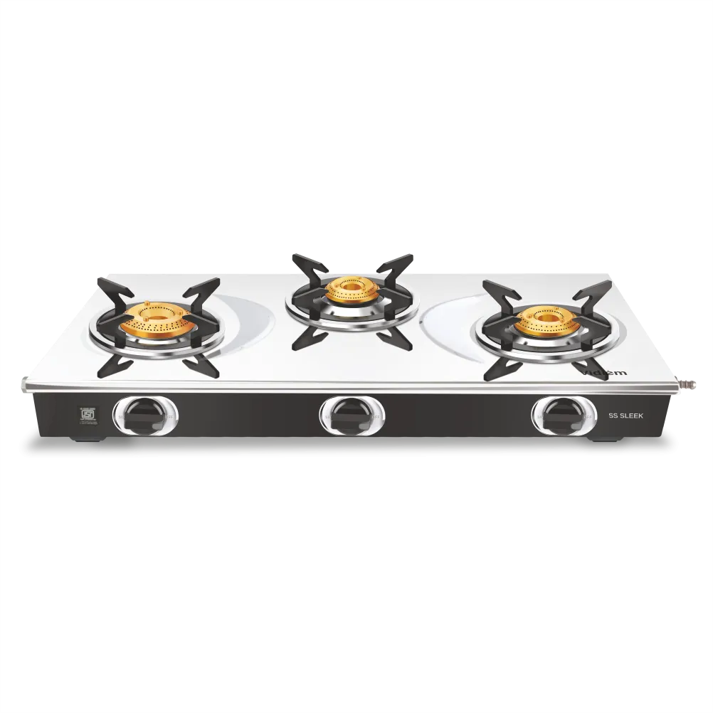 VIDIEM SS SLEEK 3 BURNER GAS STOVE