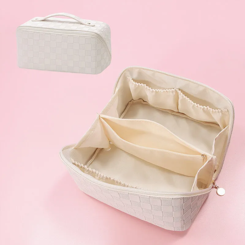 Vintage Check Cosmetic Bag