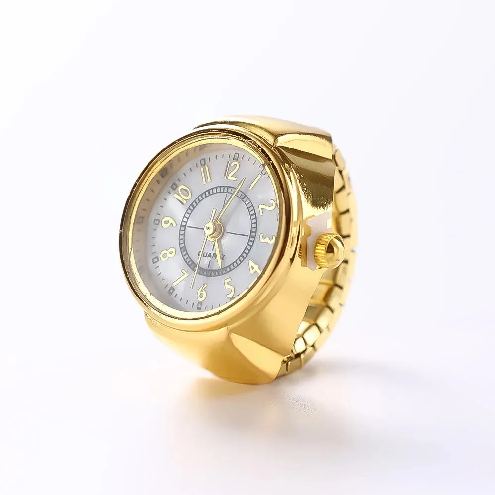 Vintage Punk Finger Watch Couple Rings
