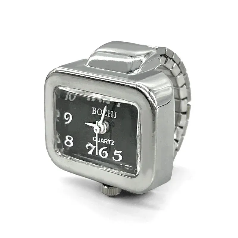 Vintage Punk Finger Watch Couple Rings