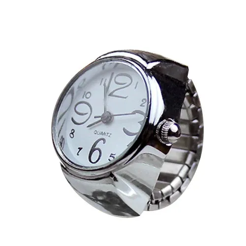 Vintage Punk Finger Watch Couple Rings