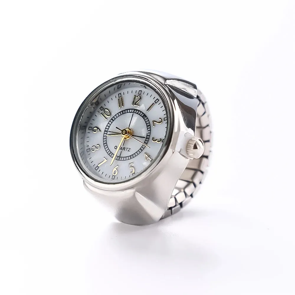Vintage Punk Finger Watch Couple Rings