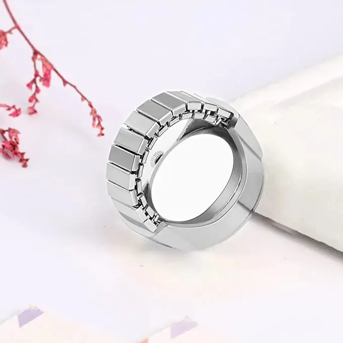 Vintage Punk Finger Watch Couple Rings