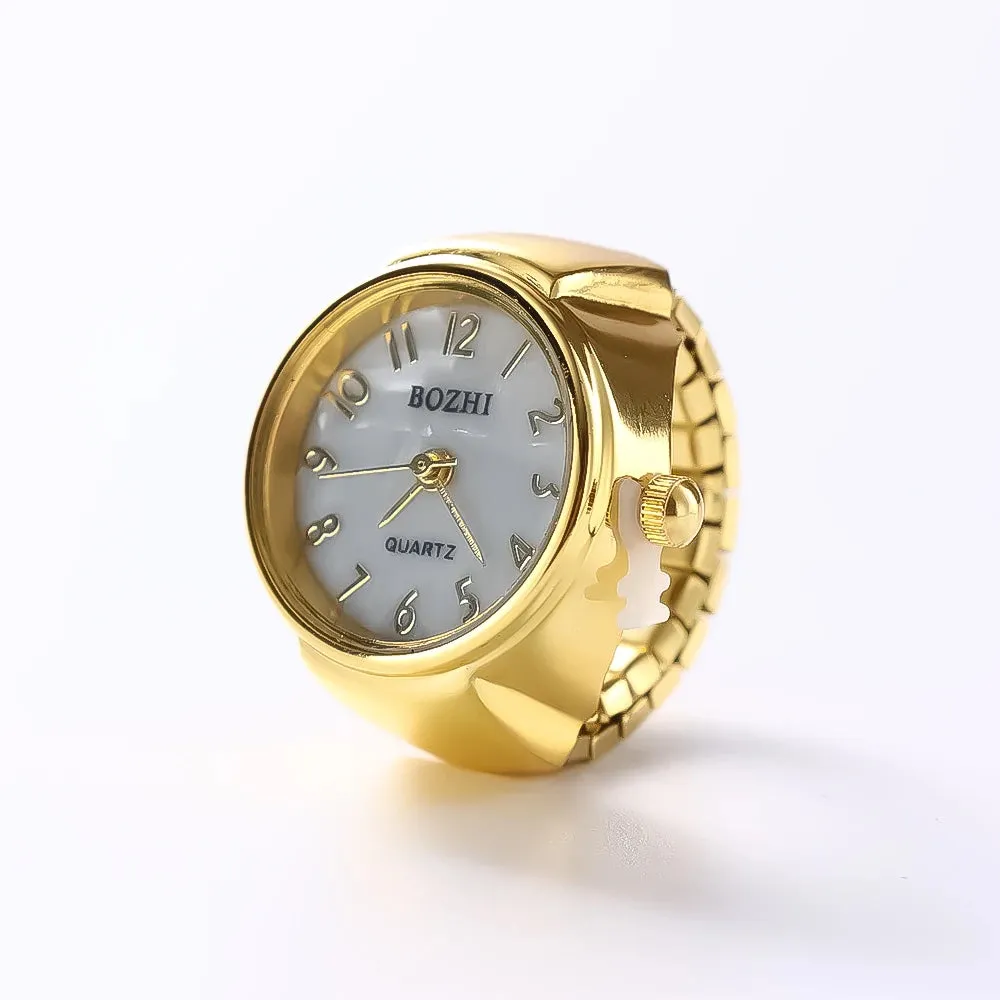 Vintage Punk Finger Watch Couple Rings
