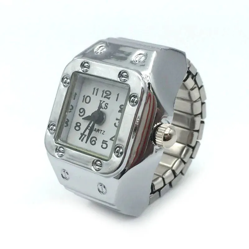 Vintage Punk Finger Watch Couple Rings