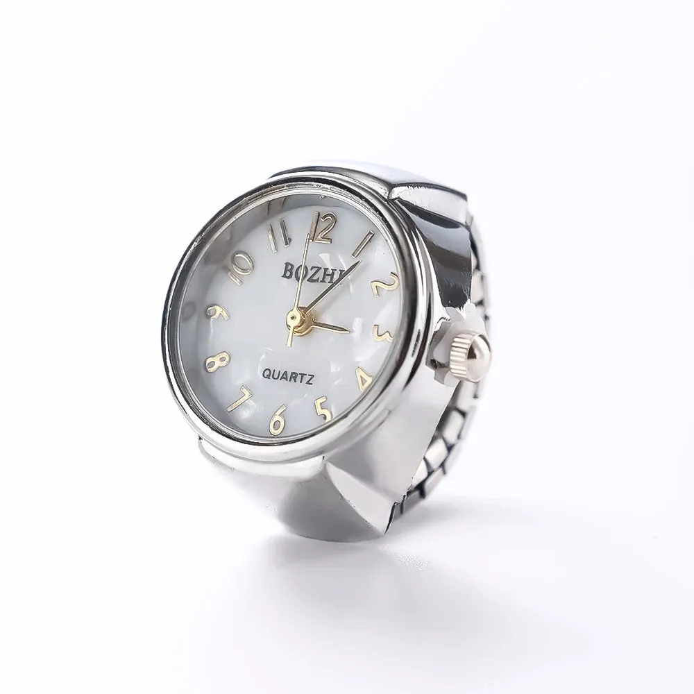 Vintage Punk Finger Watch Couple Rings