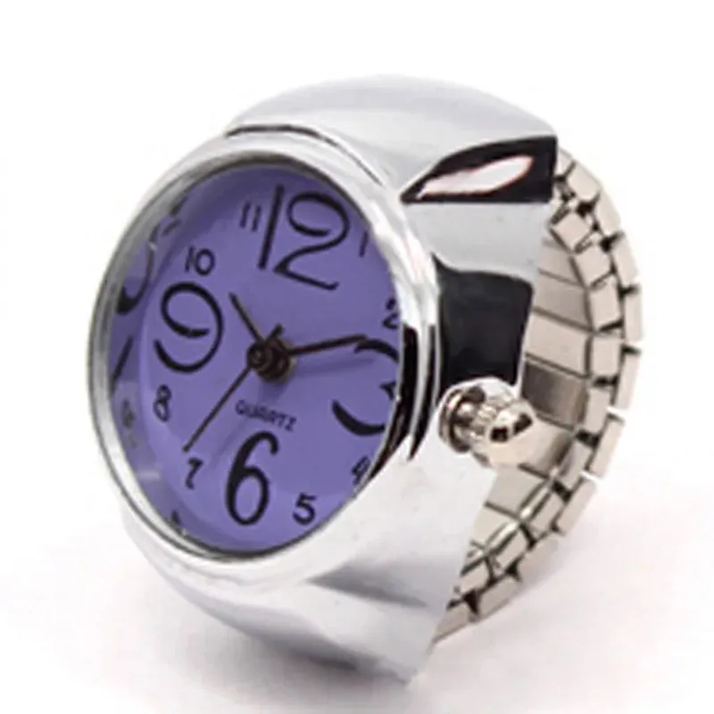 Vintage Punk Finger Watch Couple Rings