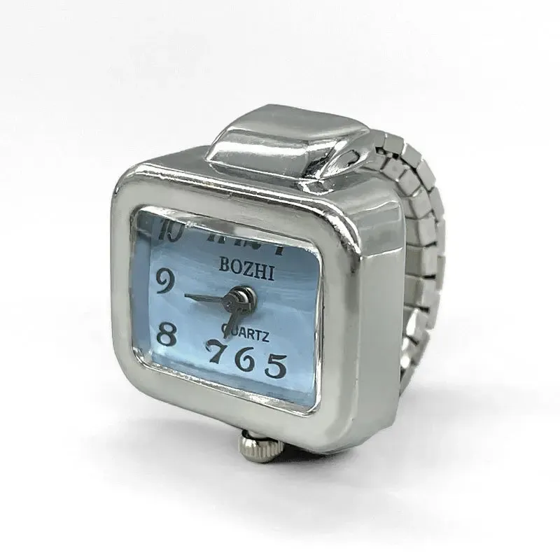 Vintage Punk Finger Watch Couple Rings