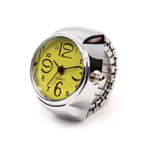 Vintage Punk Finger Watch Couple Rings
