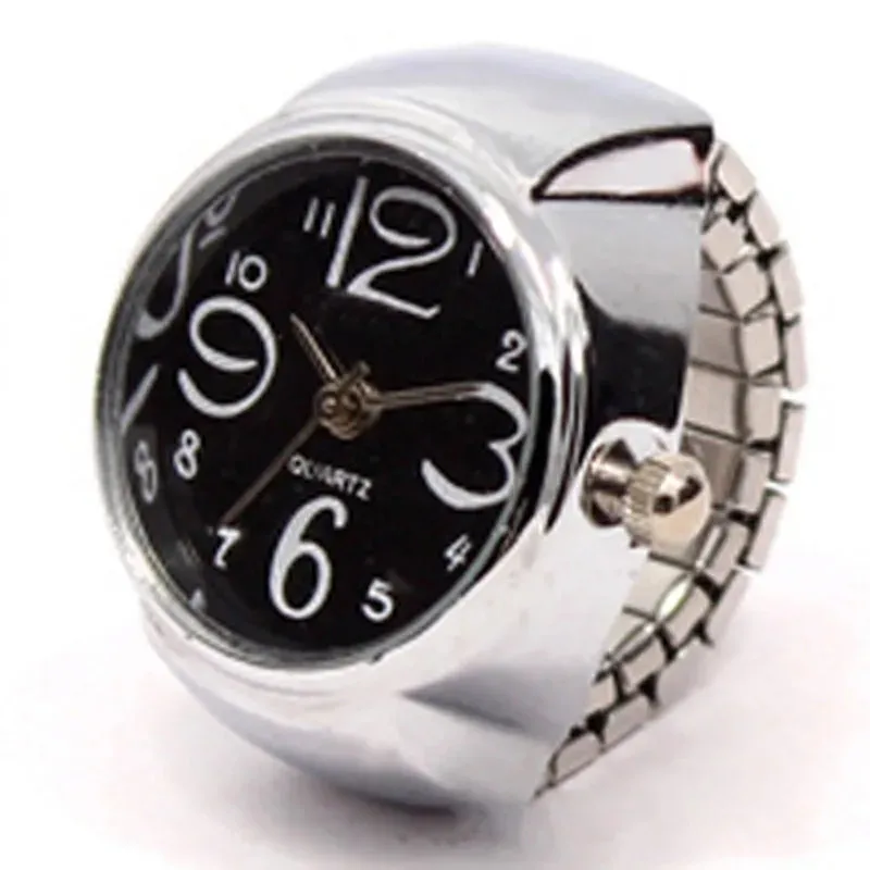 Vintage Punk Finger Watch Couple Rings