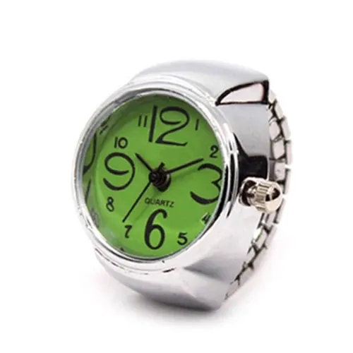 Vintage Punk Finger Watch Couple Rings