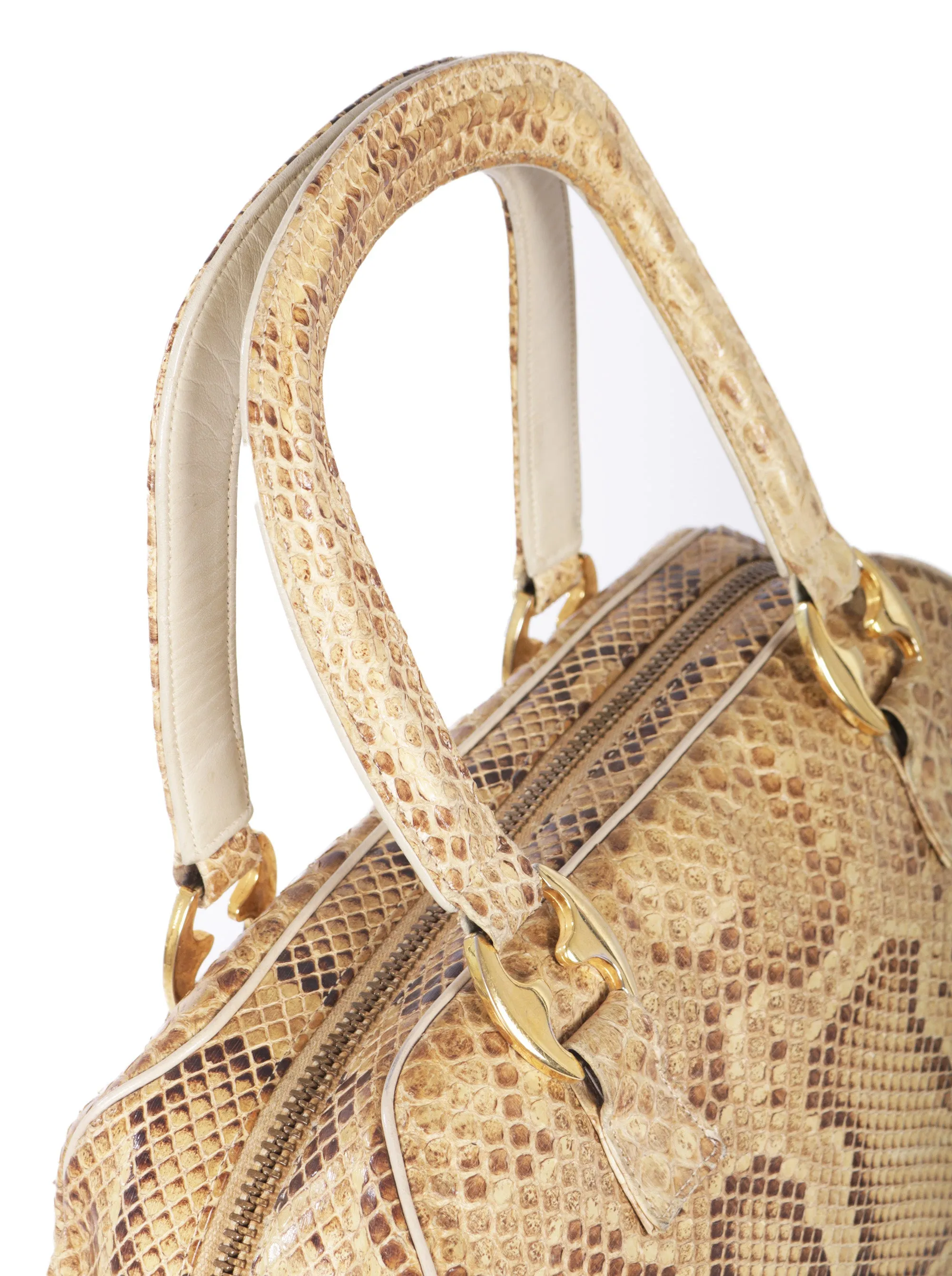 VTG PYTHON MINI BOSTON BAG