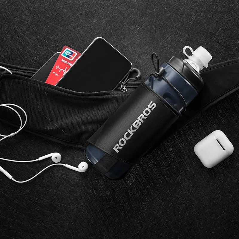 Water Bottle Bag Cycling Running Hiking Kettle Bag Mobile Phone Pocket Change Bag