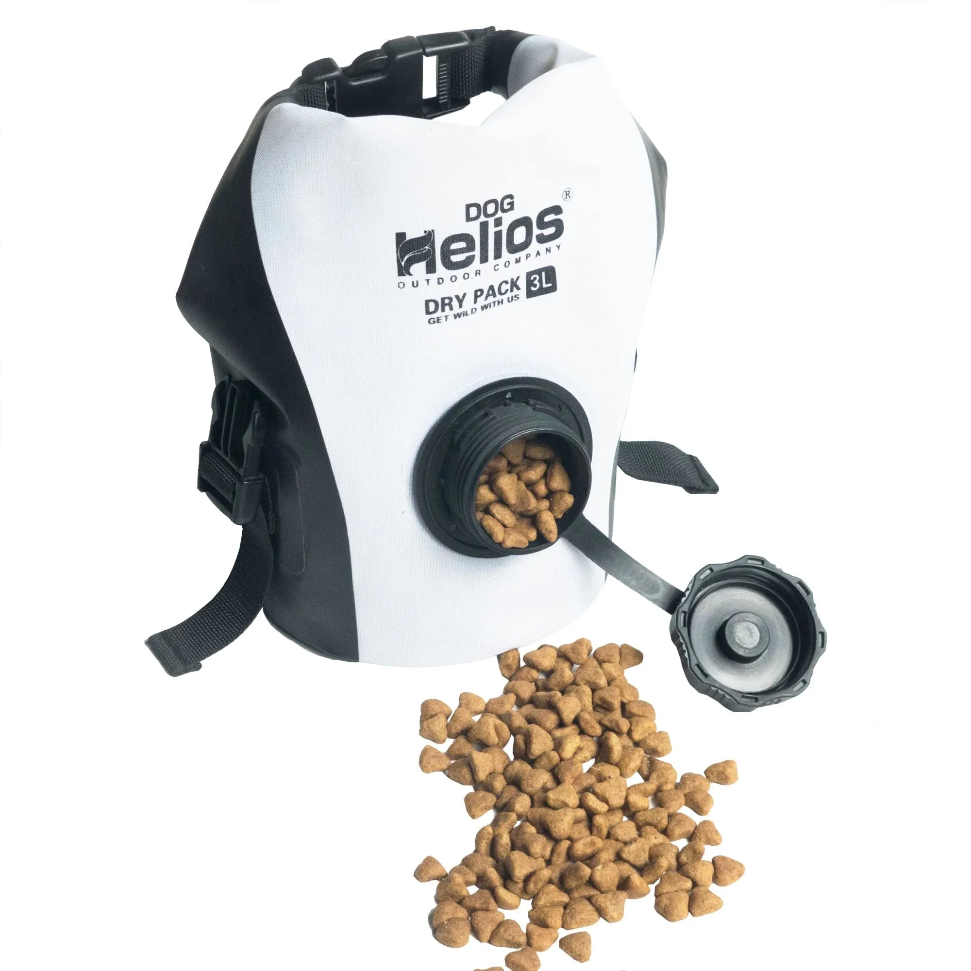 Waterproof travel food dispenser bag. Explorer