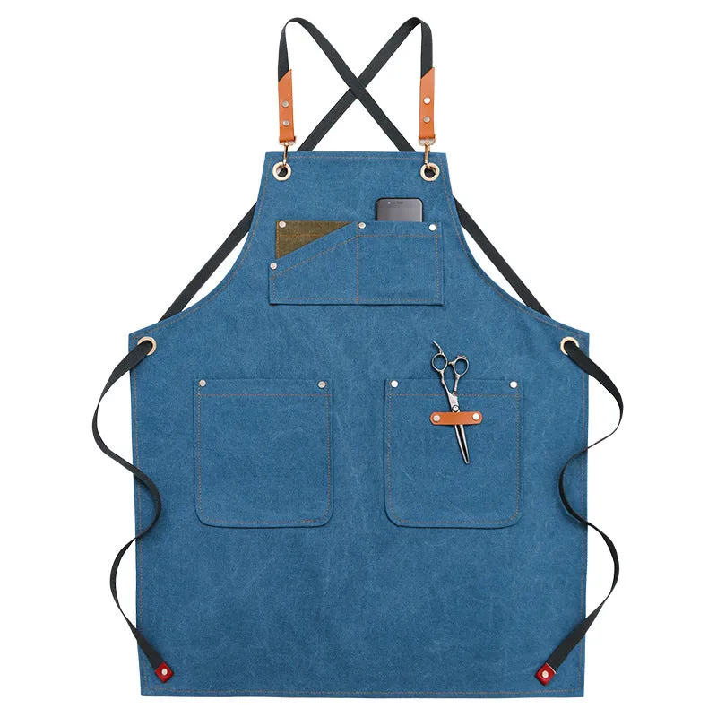 Waxed Waterproof Canvas Aprons with Pockets 1936