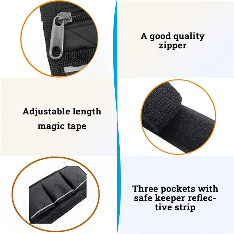 Wheelchair Side Bag Waterproof Armrest Pouch