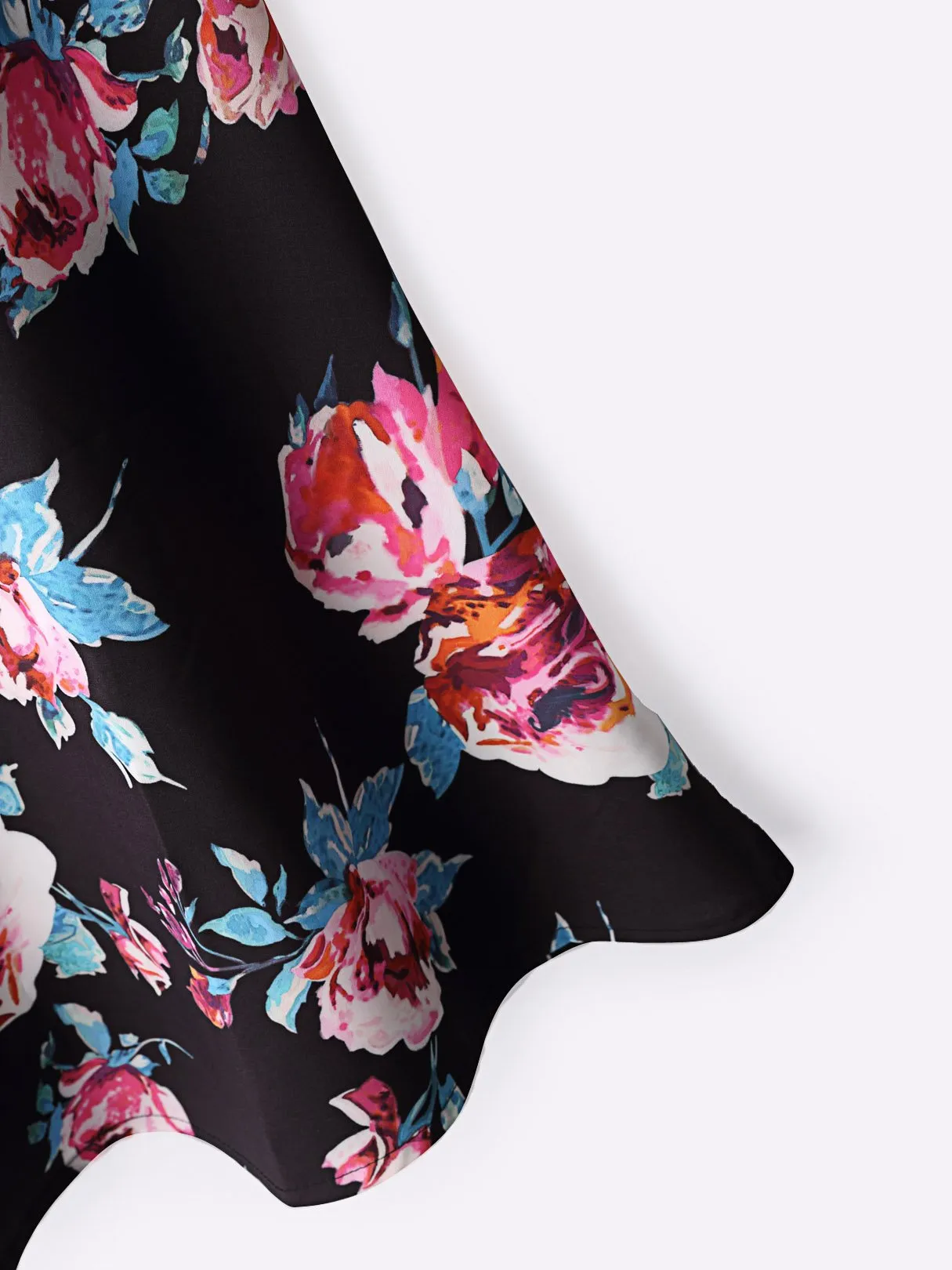 Wholesale Sleeveless Floral Print Fashion Mini Dress