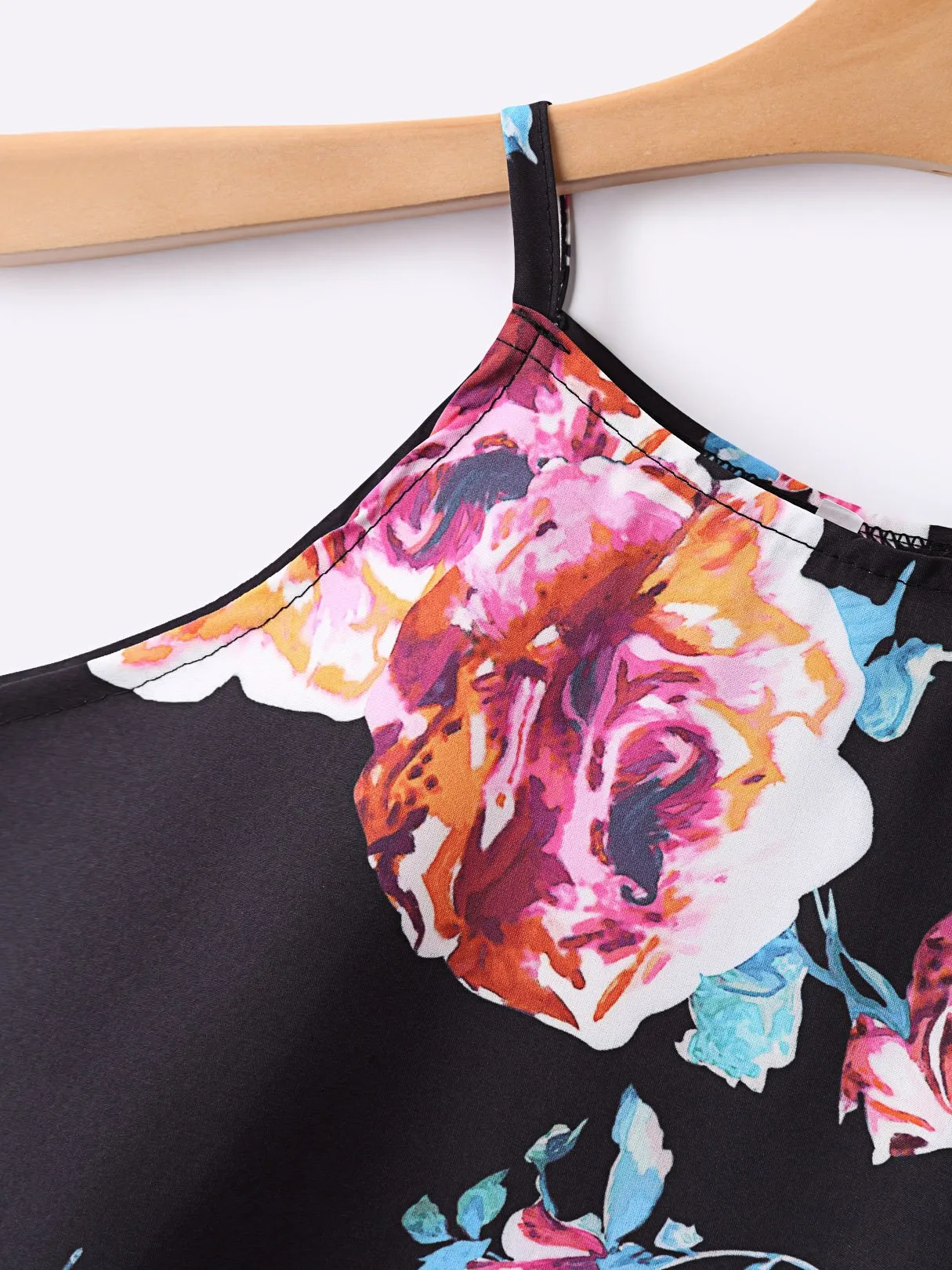 Wholesale Sleeveless Floral Print Fashion Mini Dress
