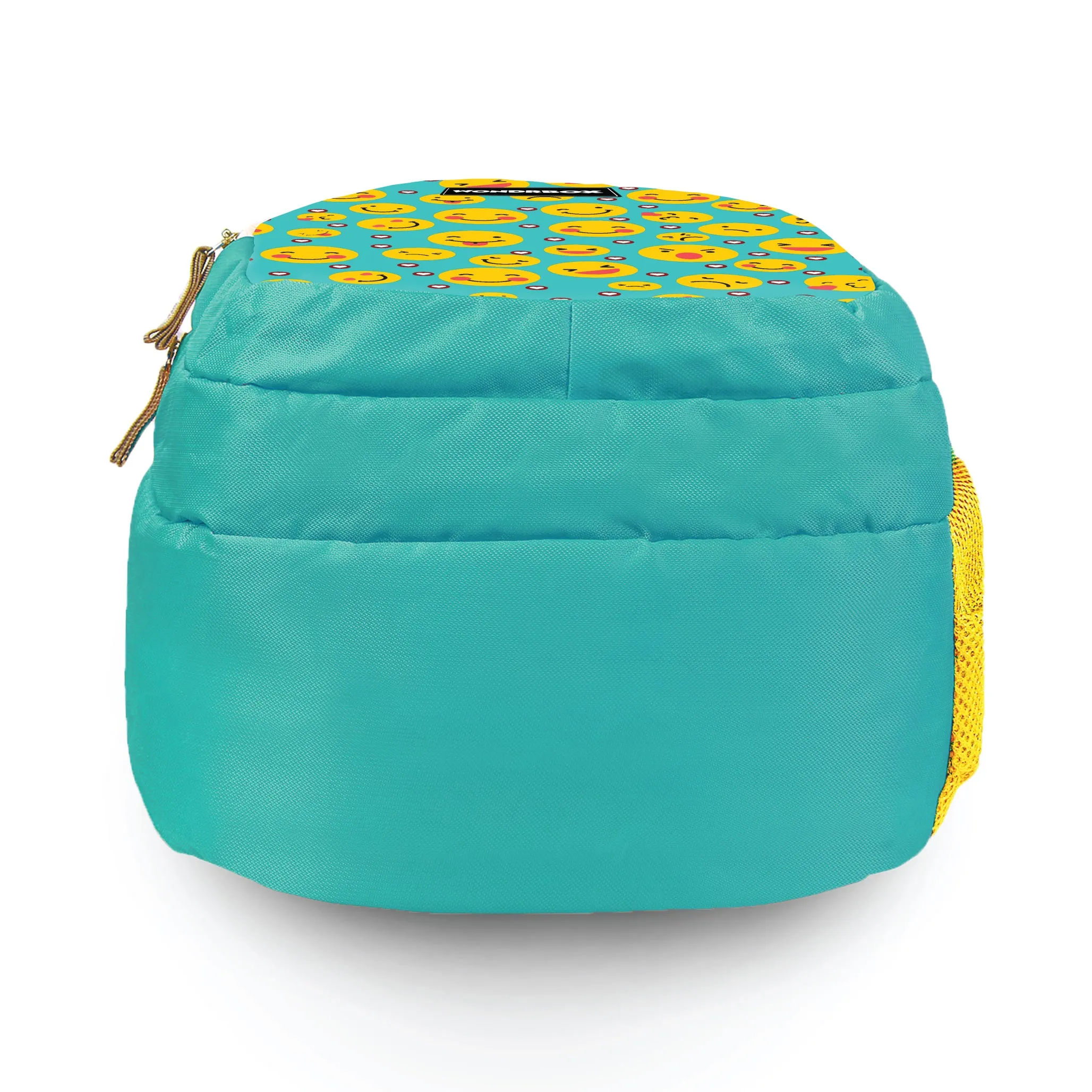 WONDRBOX Emoji School Bag For Boys and Girls Age 8 and above