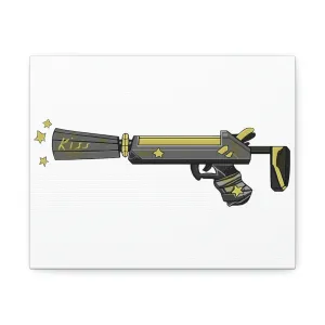 Yellow Weapon Stretched Canvas