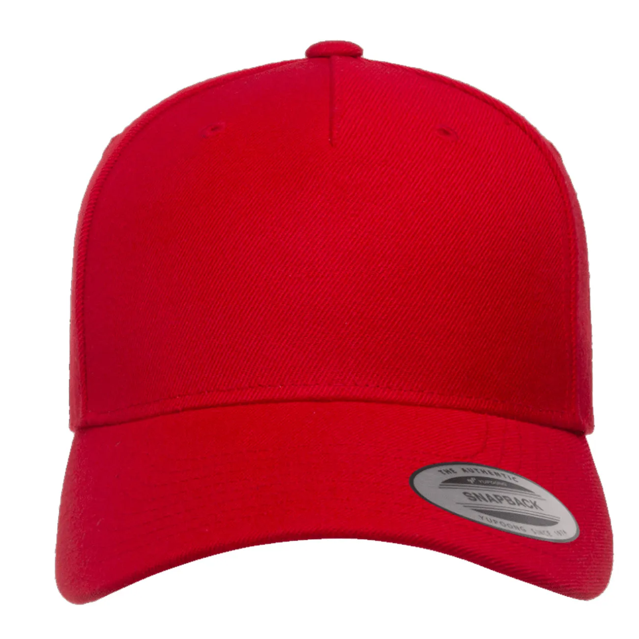 Yupoong Classics 5-Panel Premium Curved Visor Snapback
