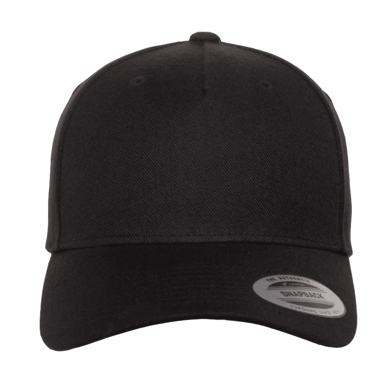 Yupoong Classics 5-Panel Premium Curved Visor Snapback