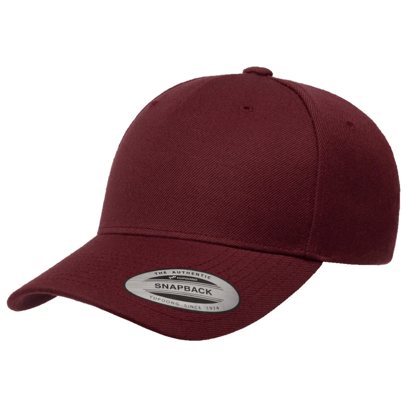 Yupoong Classics 5-Panel Premium Curved Visor Snapback