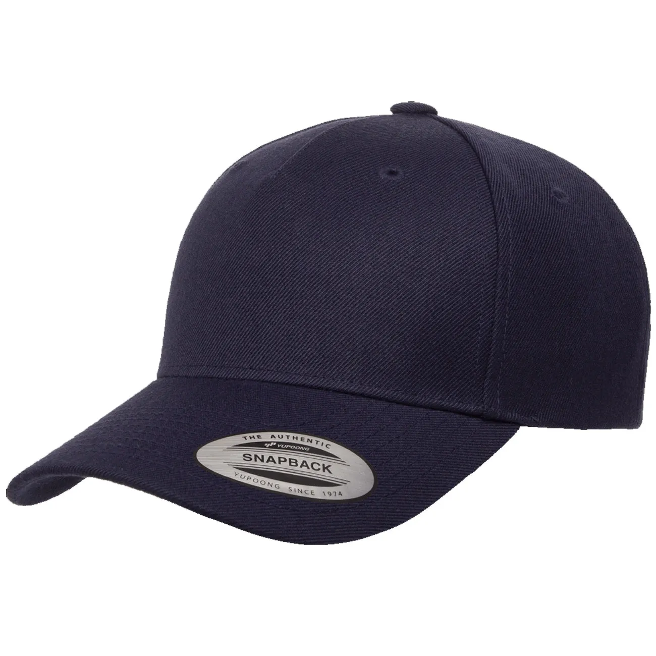 Yupoong Classics 5-Panel Premium Curved Visor Snapback