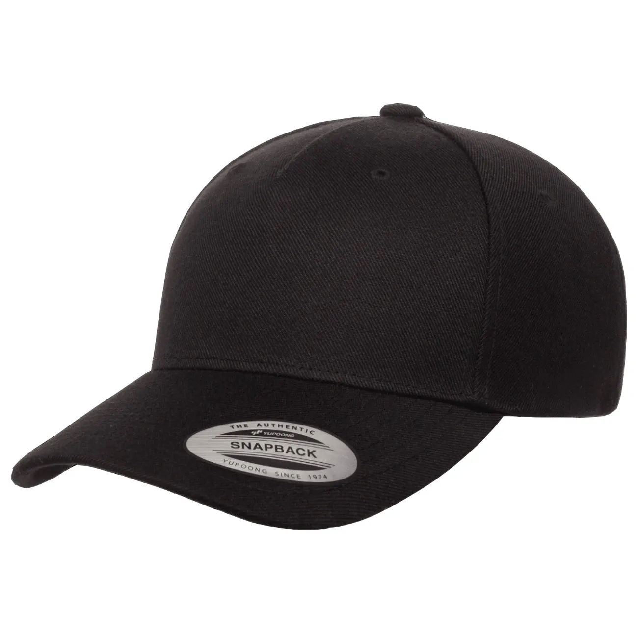 Yupoong Classics 5-Panel Premium Curved Visor Snapback
