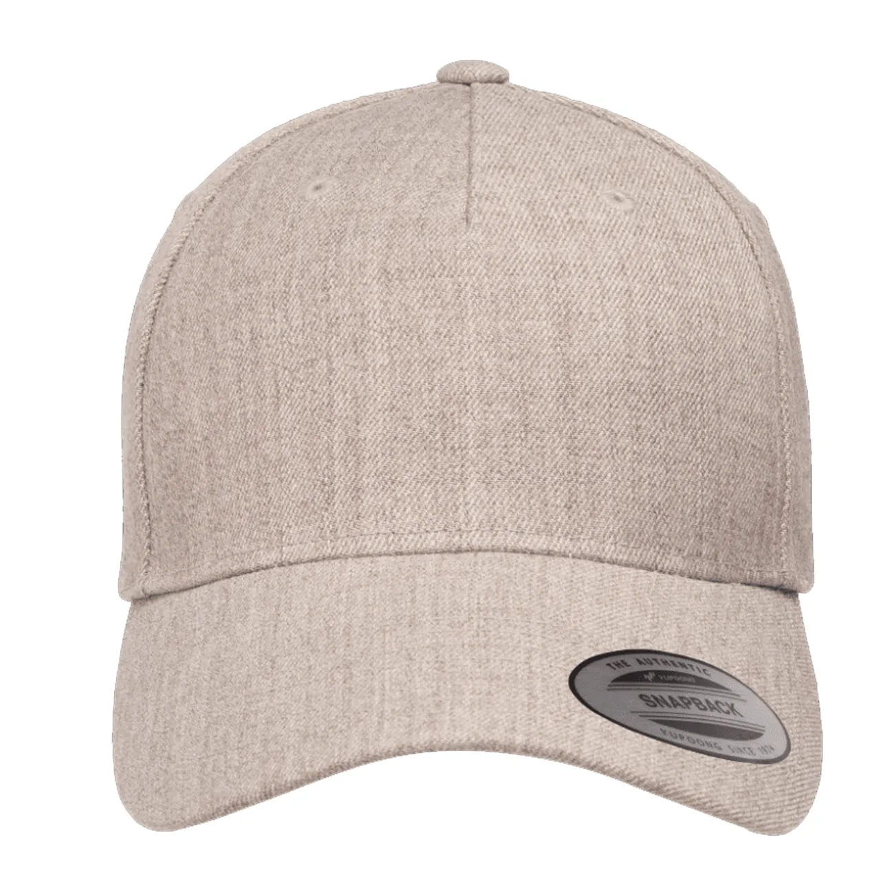 Yupoong Classics 5-Panel Premium Curved Visor Snapback