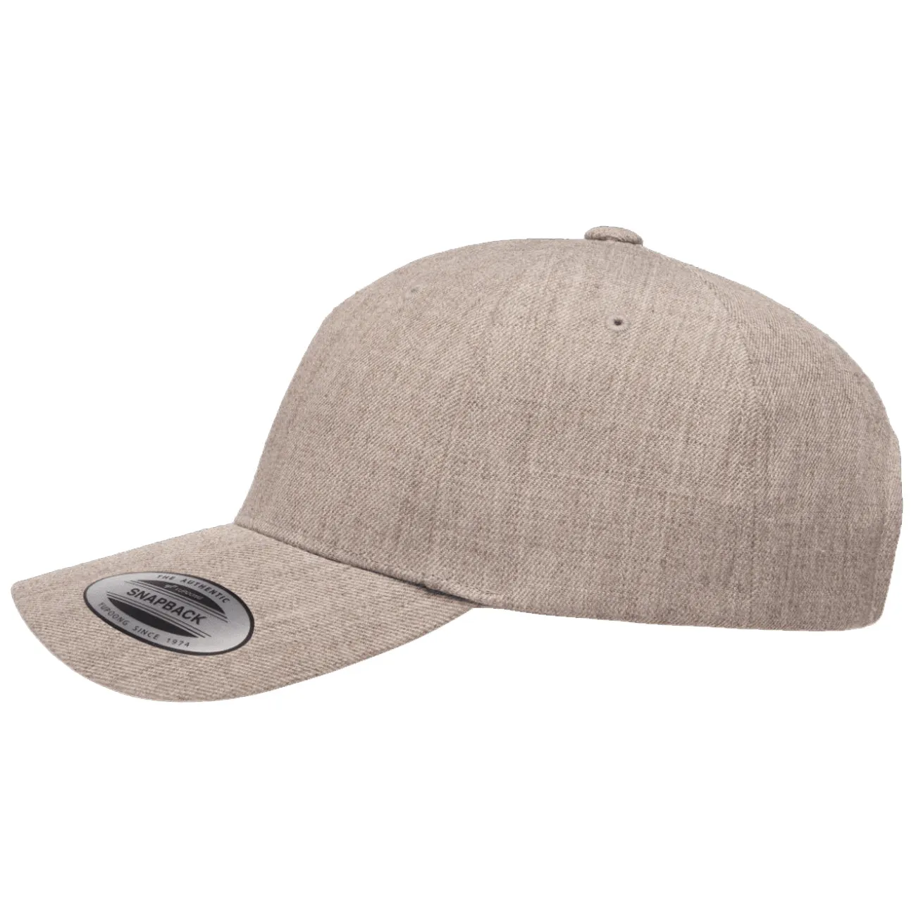 Yupoong Classics 5-Panel Premium Curved Visor Snapback