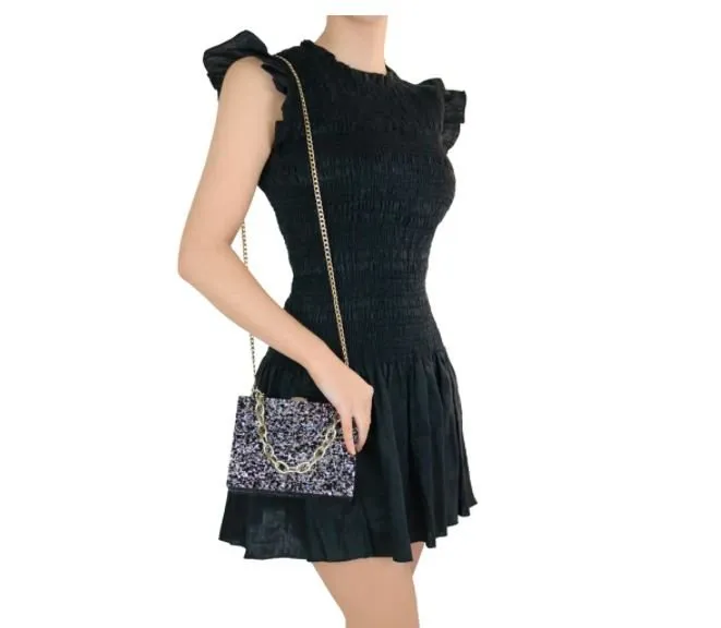 Zan Glitter Top Handle