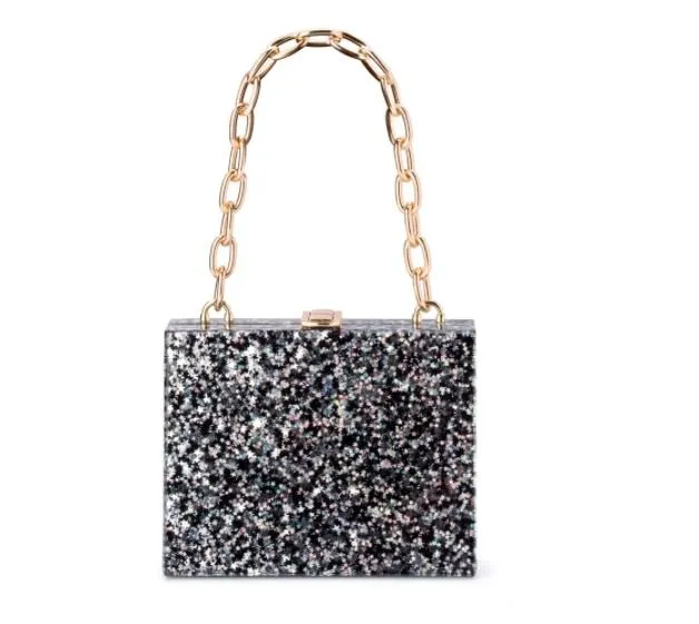 Zan Glitter Top Handle