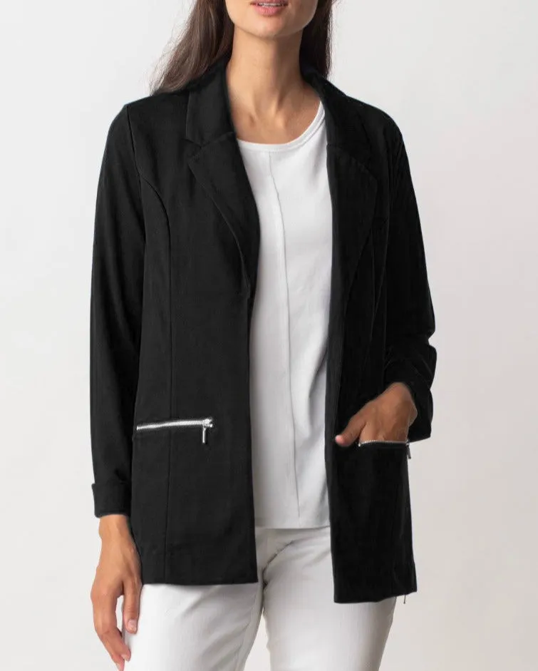 Zip Detail Blazer