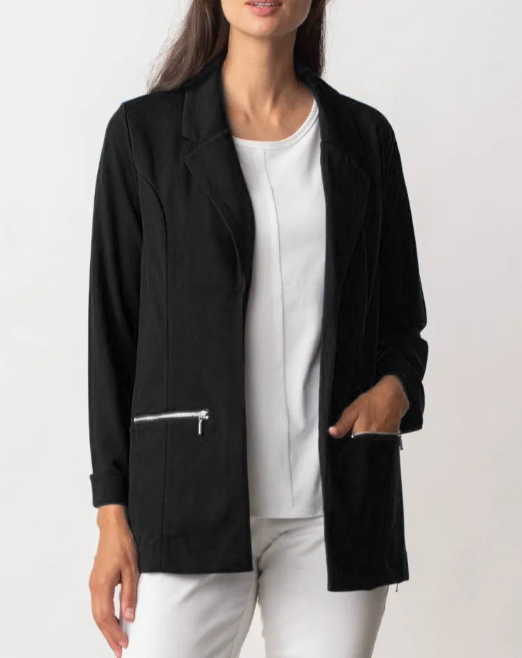 Zip Detail Blazer