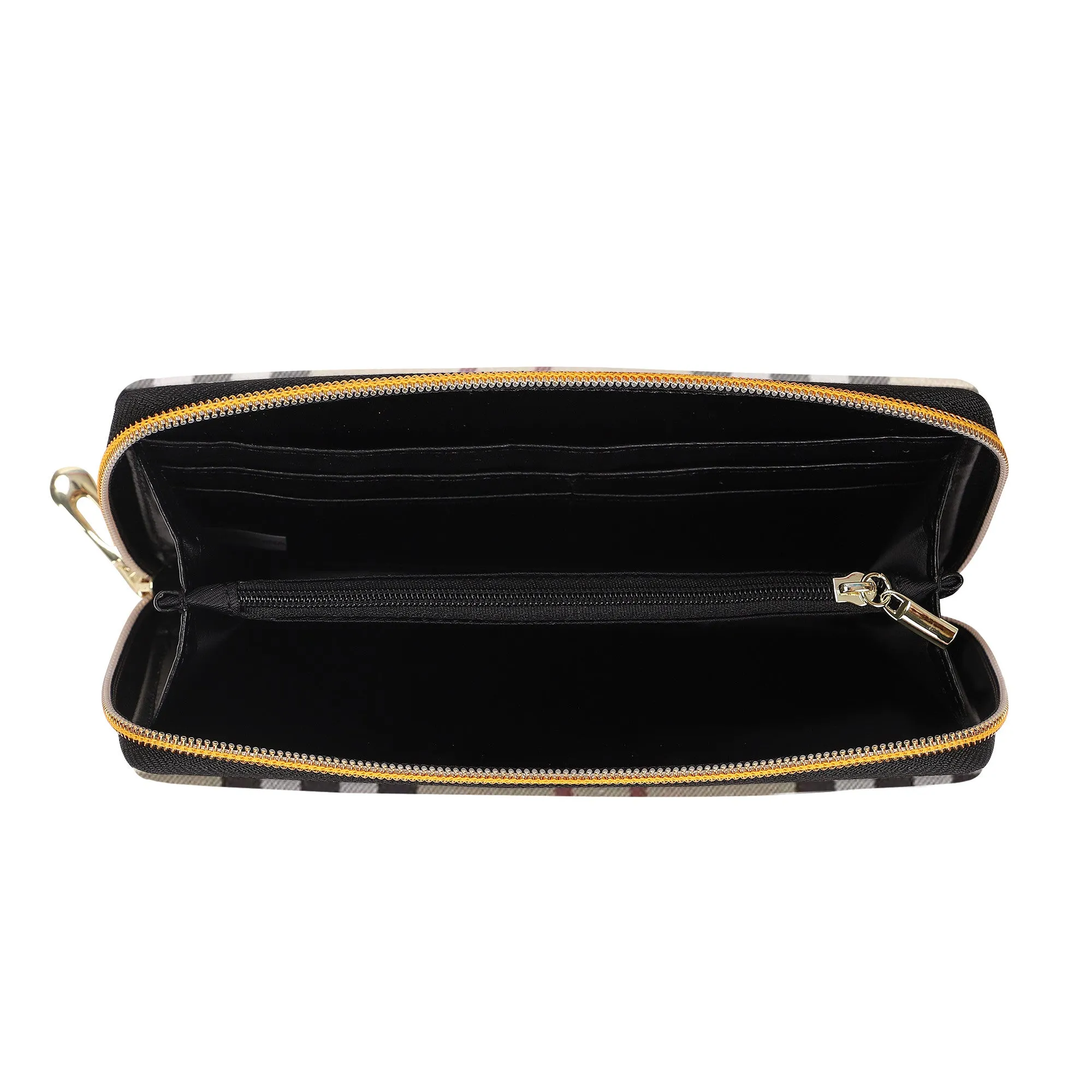 Zipper Purse Clutch Bag
