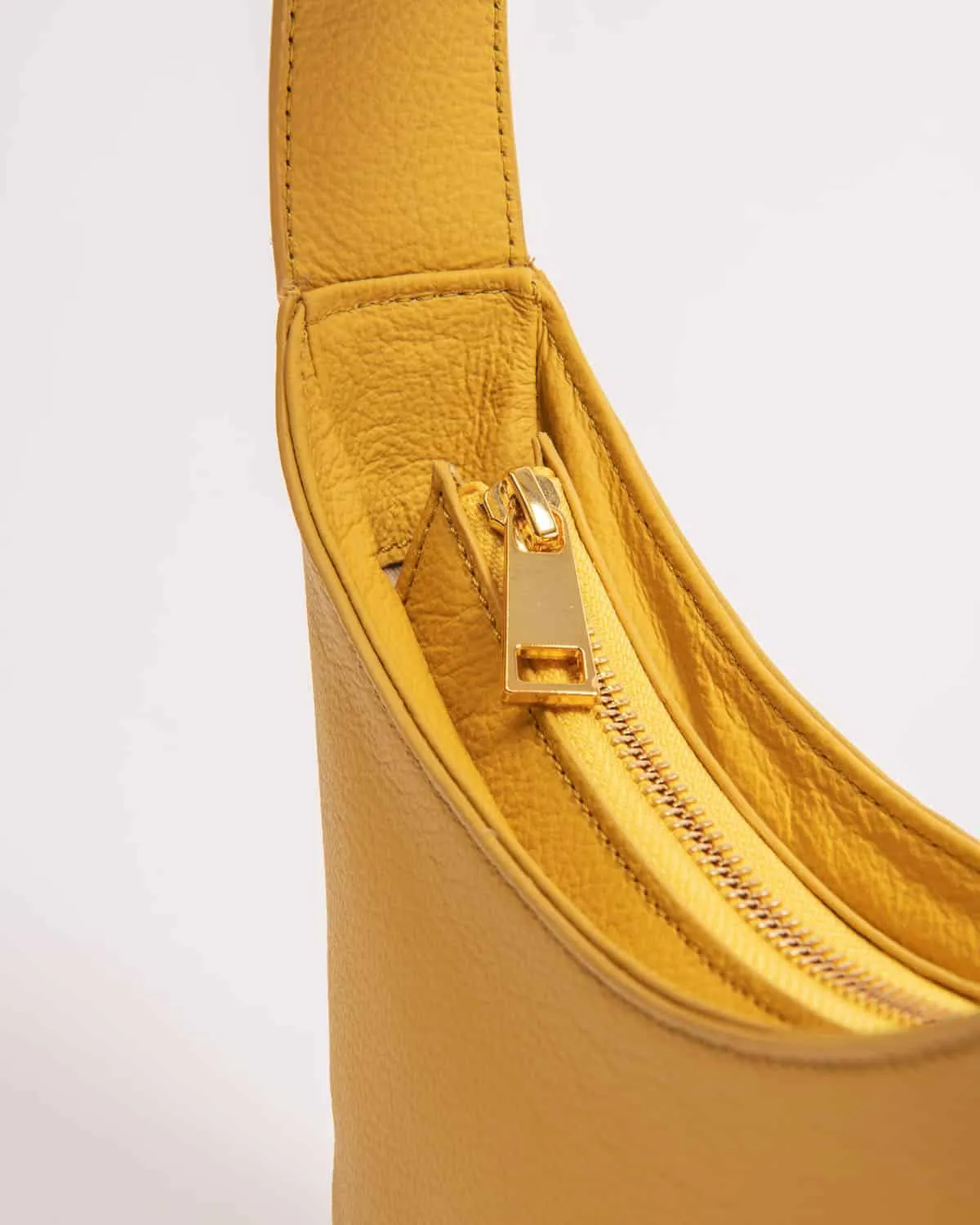 ZOE Mini Baguette Bag - Yellow